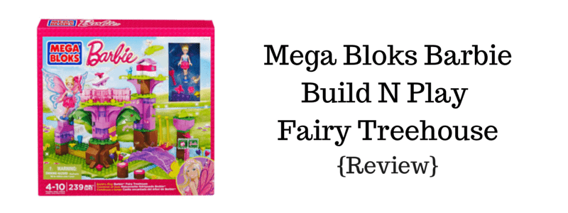 Mega Bloks Barbie Build N Play Fairy Treehouse {Review} (ID 9077)