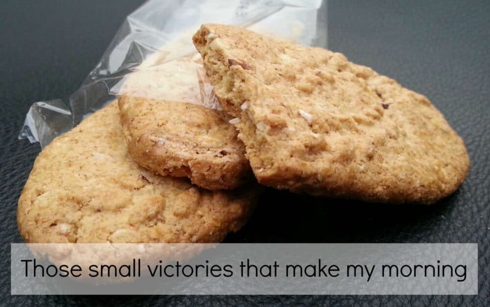 Those small victories that make my morning #MorningWin