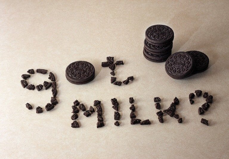 A large chocolate cake