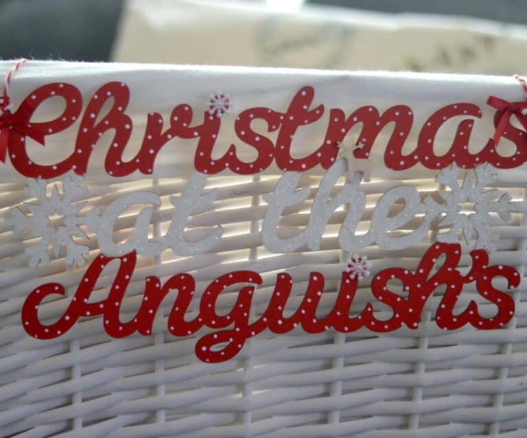 A close up of a sign