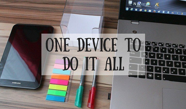 A laptop computer sitting on top of a table