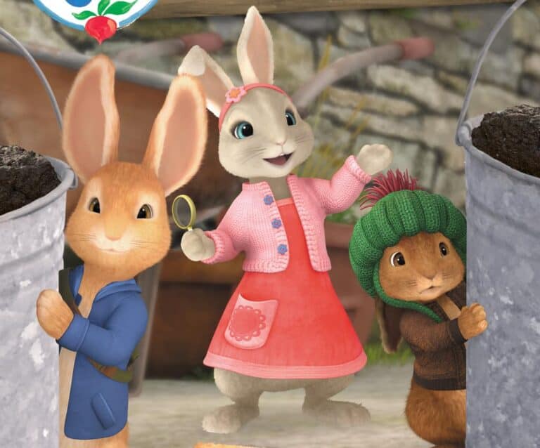 A group of stuffed animals on display