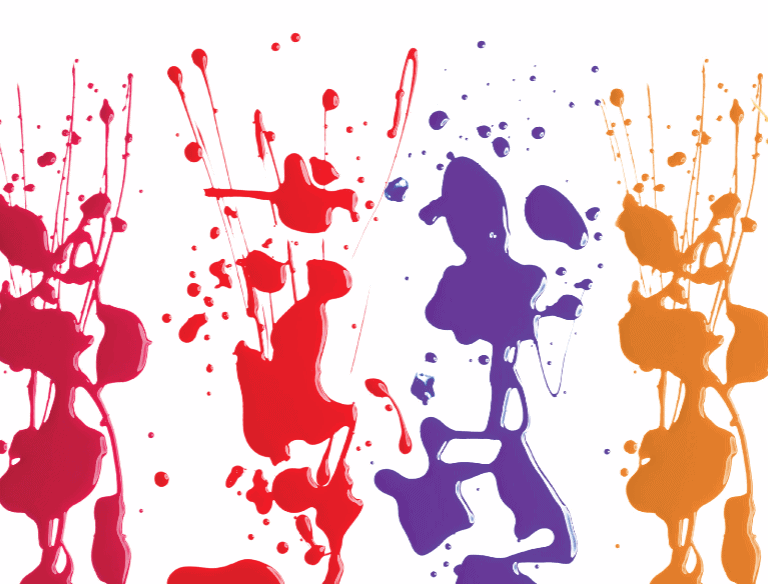 A close up of a logo