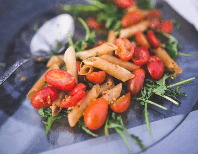 A plate of food, with Nutrition