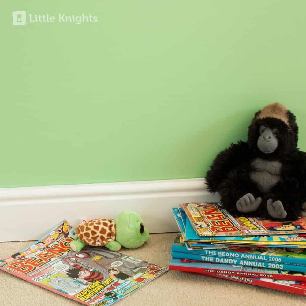 Beautiful baby safe paint to protect your Little Knights