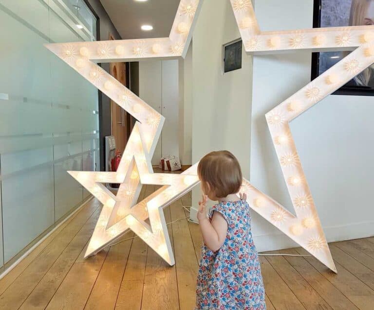 A woman standing in a room