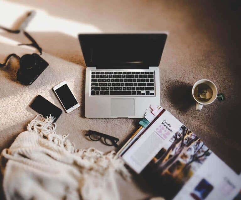 A close up of a laptop