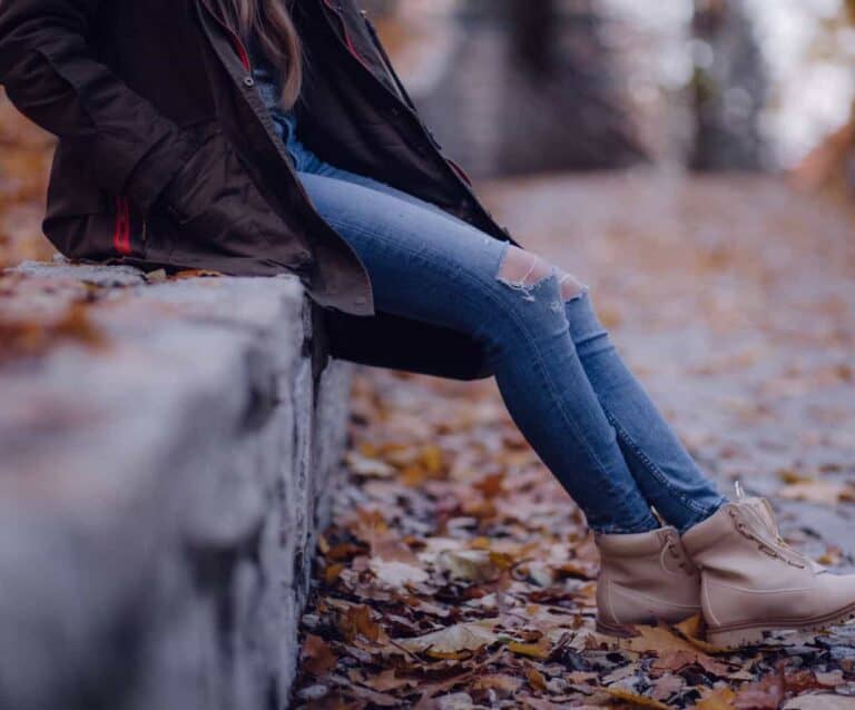 A person sitting on the ground