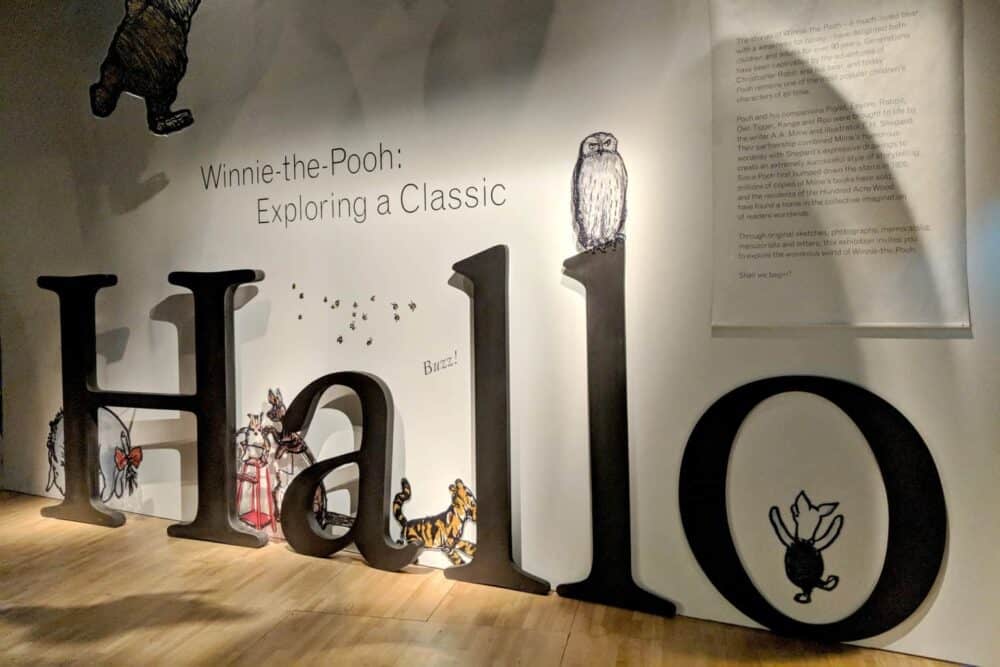 Winnie The Pooh Exhibition at The V&A Museum, London
