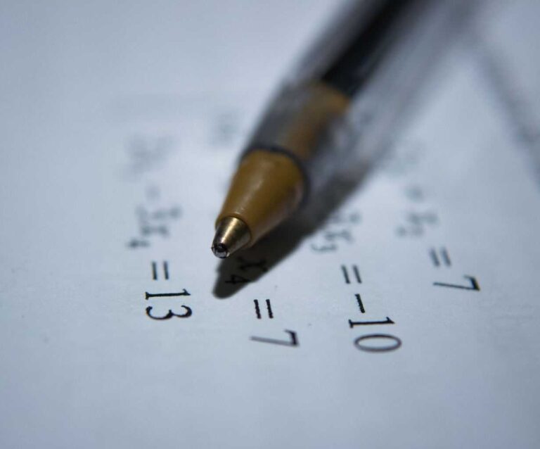 A close up of a pencil