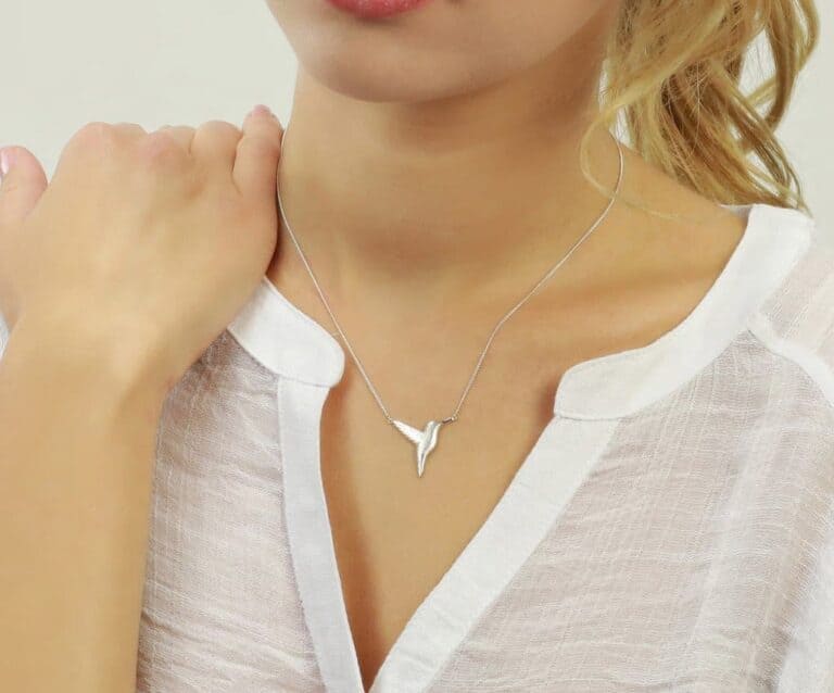 A woman taking a selfie