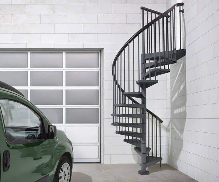 A car parked on the side of a building