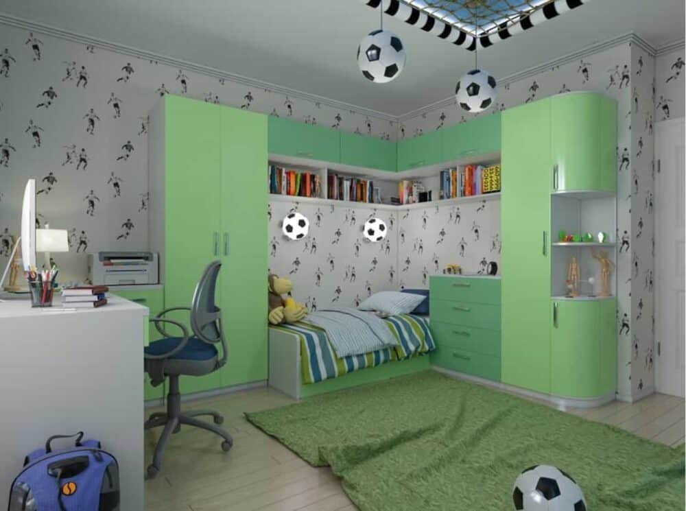 How to Create a Football Themed Bedroom for Kids