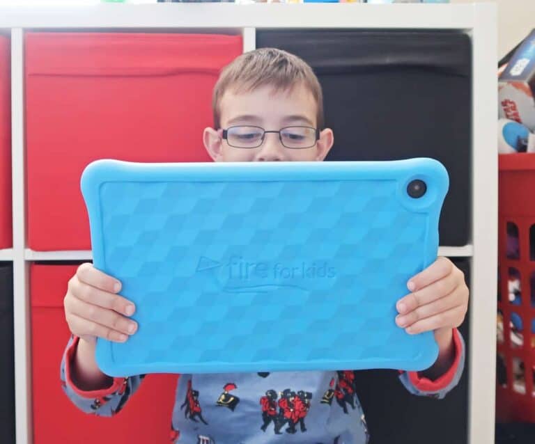 A child looking at the camera