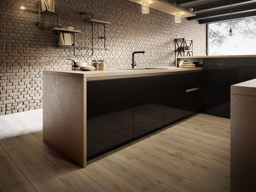 Creating a space utilising alternative materials