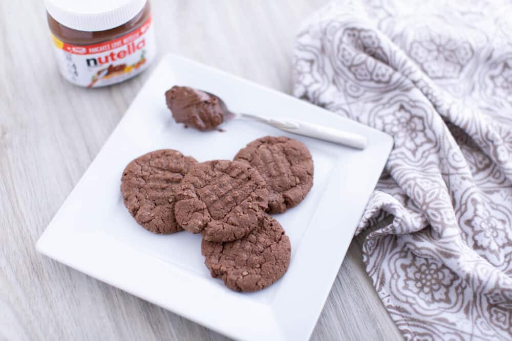 Three ingredient Nutella Cookies recipe