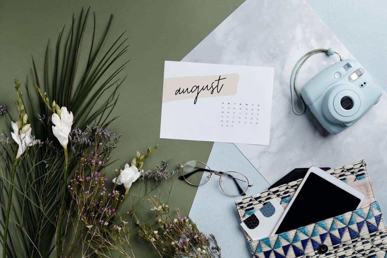 Monthly goals - August
