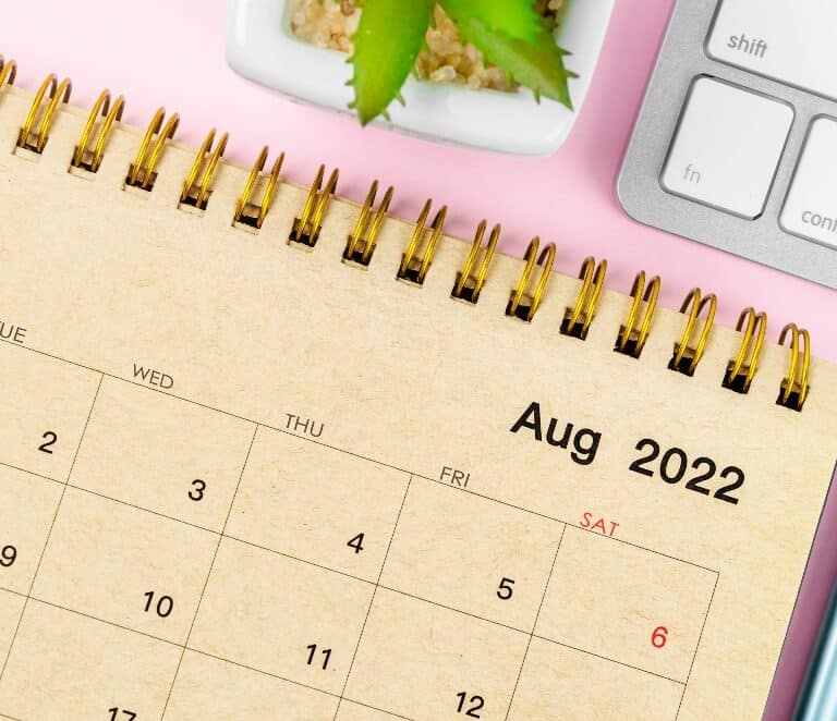 Monthly Goals August 2022