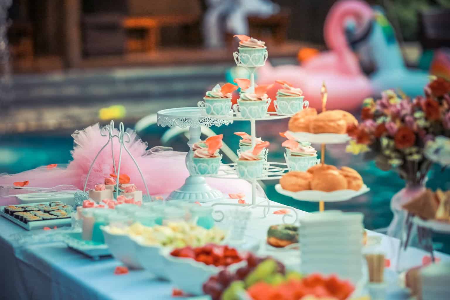 How To Throw Your Little One A Spectacular Surprise Party - cupcakes display on cupcake rack