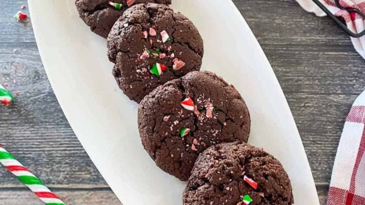 Image for Brownie Peppermint Cookies [Vegan+GF+Oil Free]