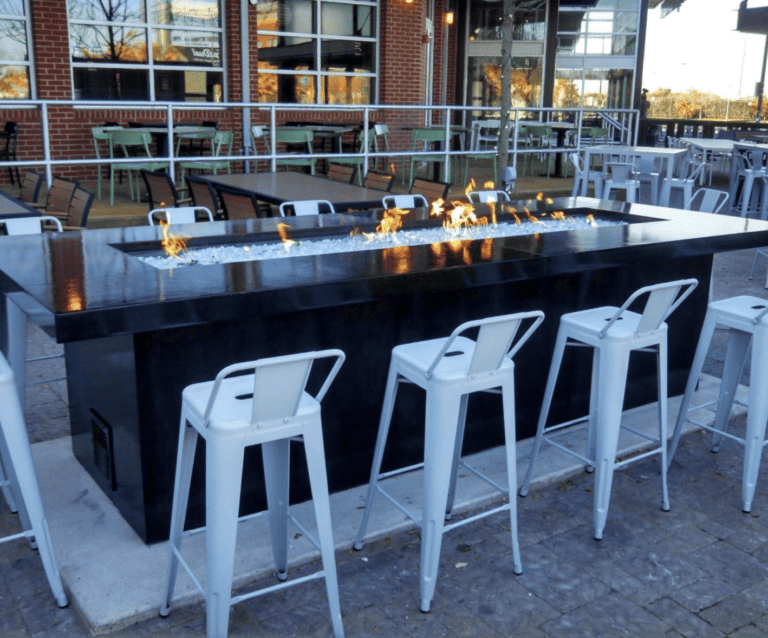 HearthCo Aleutian Islands Bar Height Fire Pit Table