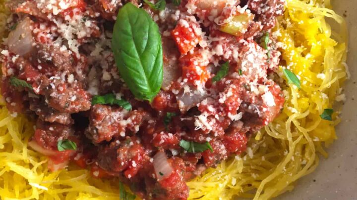 Image for Air Fryer Bolognese Sauce (Spaghetti Bolognese in Air Fryer)