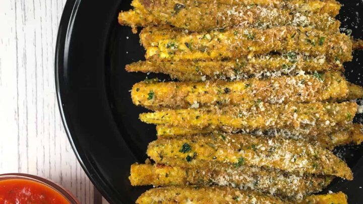 Image for Keto Eggplant Fries Air Fryer Recipe (Low Carb, Gluten Free)