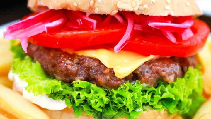 Image for Air Fryer Cheeseburgers Recipe