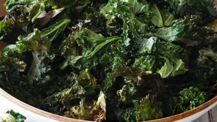 Image for Air Fryer Kale Chips (Perfectly Crunchy)