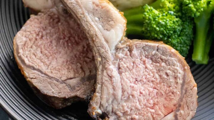 Image for Air Fryer Rack of Lamb (Easy, Fast, Delicious)