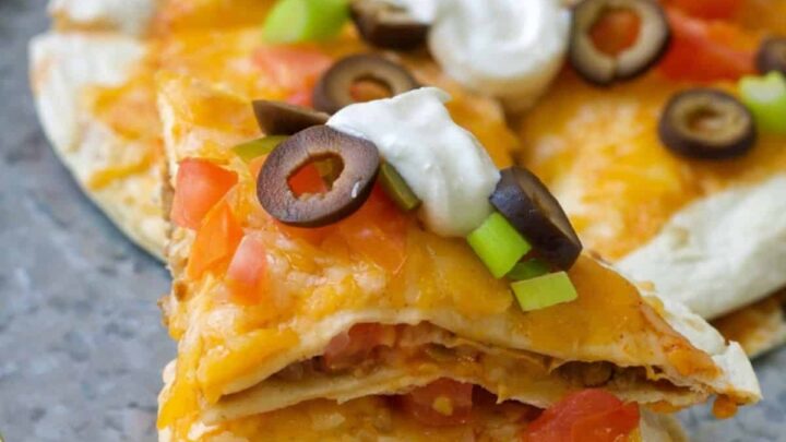 Image for Air Fryer Keto Taco Bell Mexican Pizza