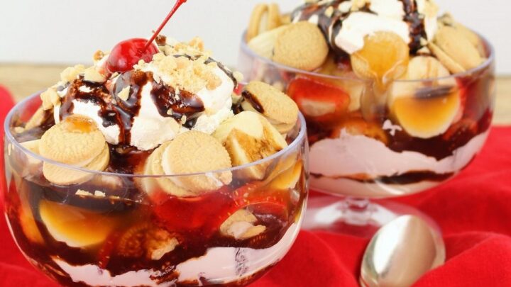 Banana Split Cookie Trifle