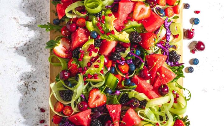 Image for Rainbow salad with Chinese-inspired dressing