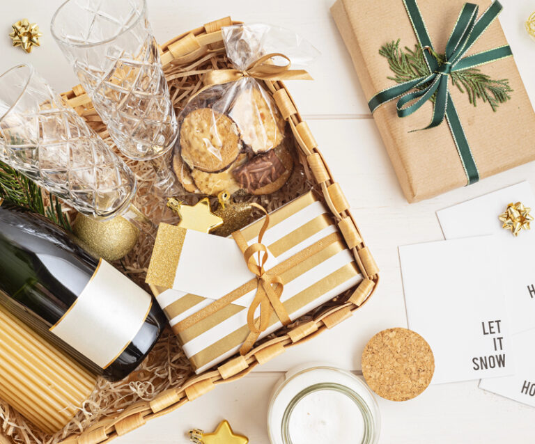 Best Champagne & Sparkling Wine Gift Baskets for Christmas