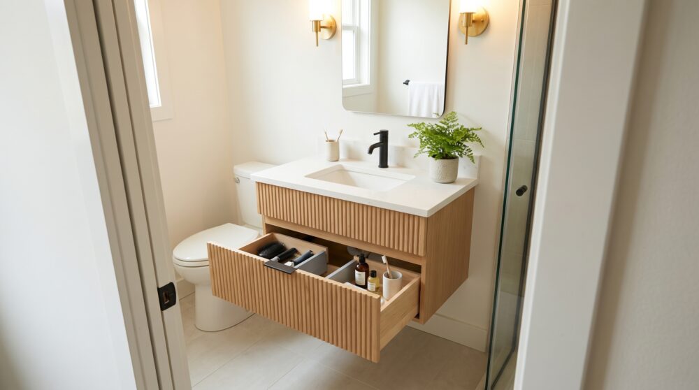 Best Reeded Bathroom Vanity for Small Bathrooms: 5 Fluted Wood Picks That Fit & Store